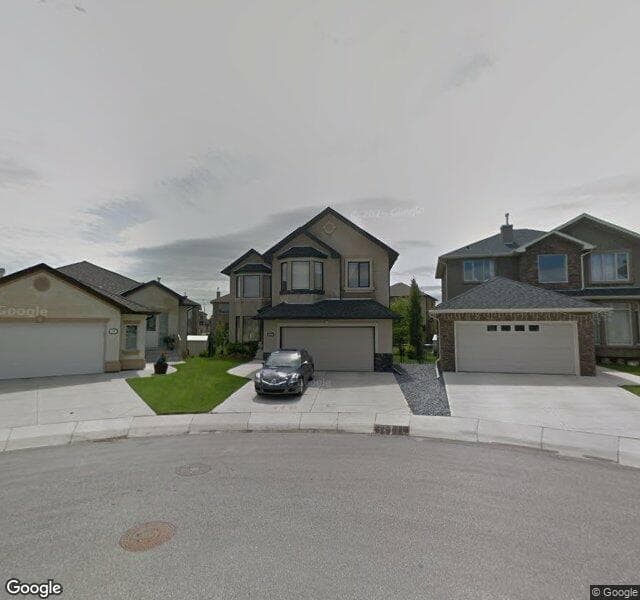 Street view of 162 Everglade Way SW, Calgary