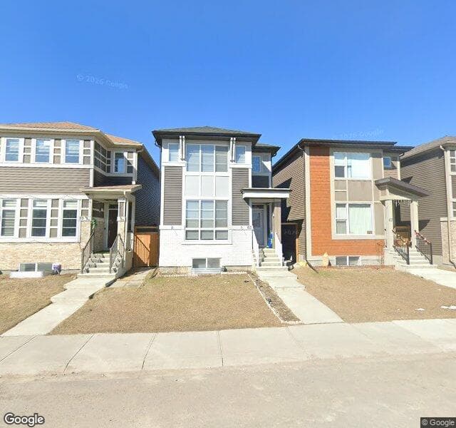 Street view of 63 Corner Meadows Villas NE, Calgary