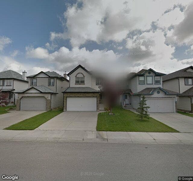 Street view of 8401 Saddleridge Drive NE, Calgary