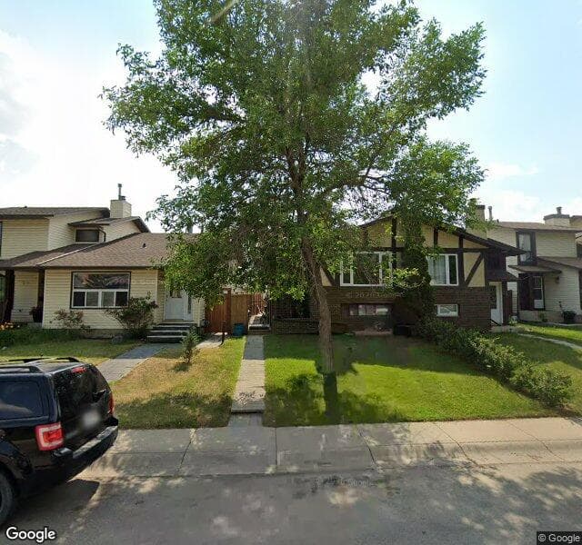 Street view of 21 Templemont Drive NE, Calgary