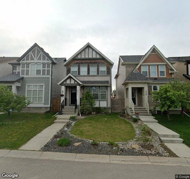Street view of 2012 New Brighton Park SE, Calgary
