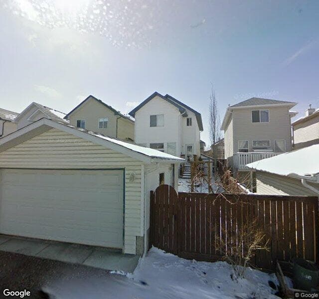 Street view of 136 Hidden Ranch Hill NW, Calgary
