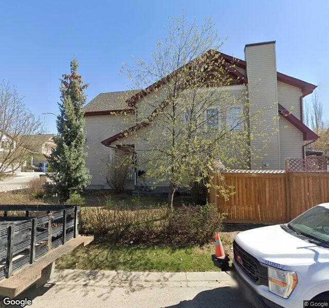 Street view of 111 Evansbrooke Manor NW, Calgary