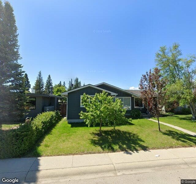 Street view of 5808 Lodge Crescent SW, Calgary