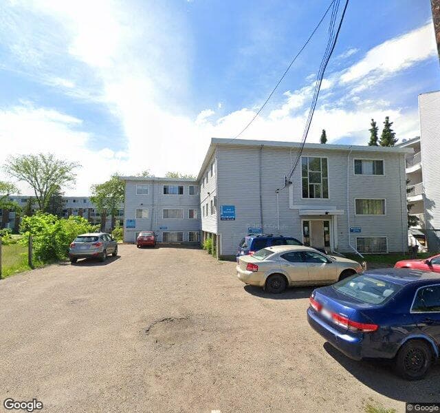 Street view of 206-10729 104 Street NW, Edmonton
