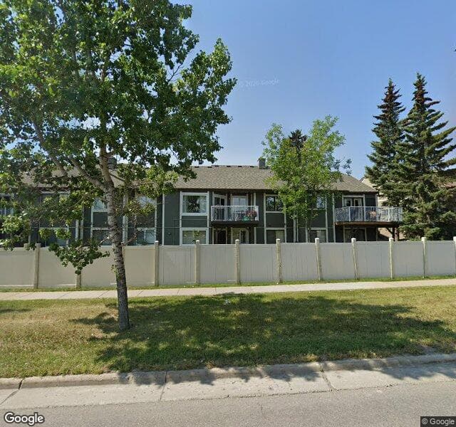 Street view of 44 Coach Side Terrace SW, Calgary