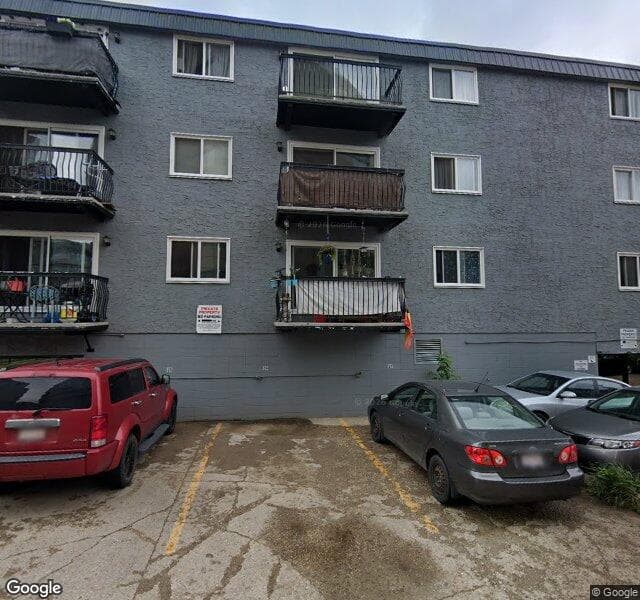 Street view of 209-10165 113 Street NW, Edmonton
