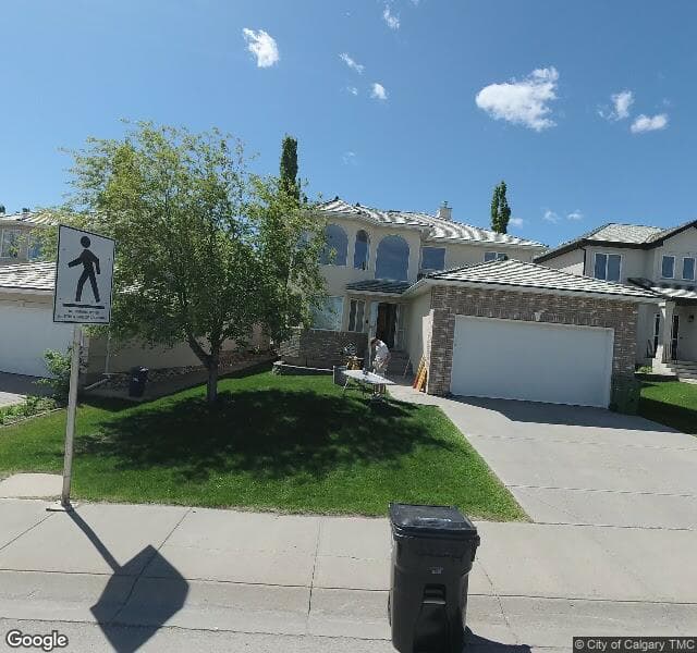 Street view of 592 Hamptons Drive NW, Calgary