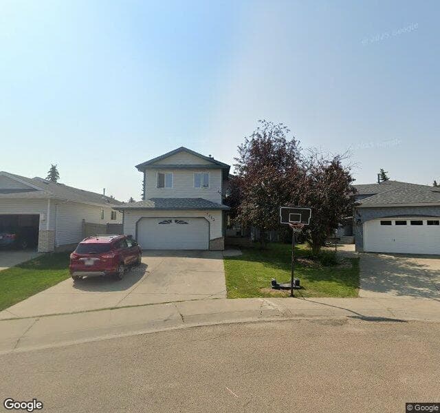 Street view of 1213 Joyce Crescent NW, Edmonton