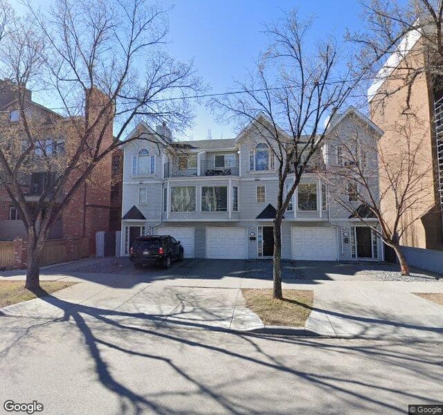 Street view of 2-1117 13 Avenue SW, Calgary