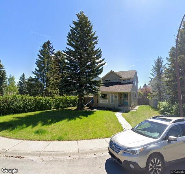 Street view of 72 Woodglen Grove SW, Calgary