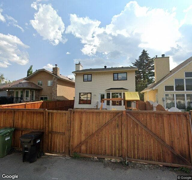 Street view of 860 Riverbend Drive SE, Calgary