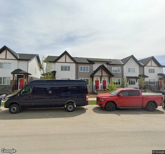 Street view of 132 Creekside Boulevard SW, Calgary