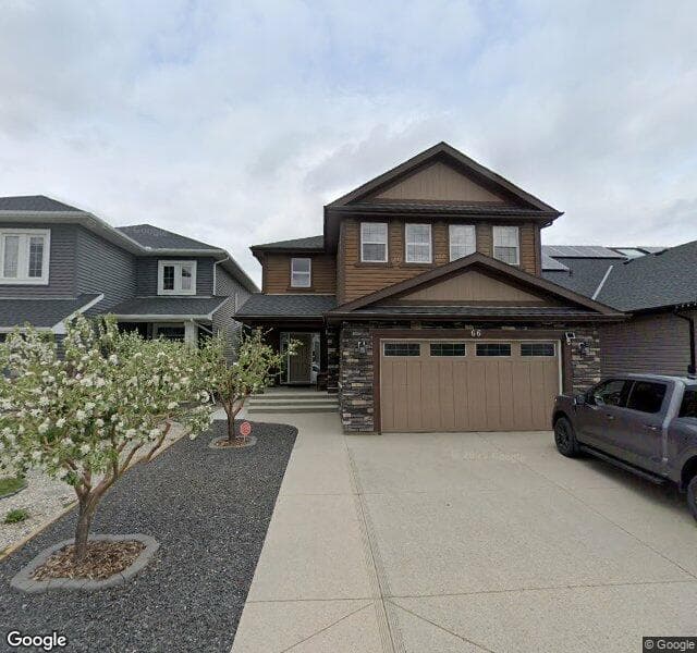 Street view of 66 Silverado Bank Circle SW, Calgary
