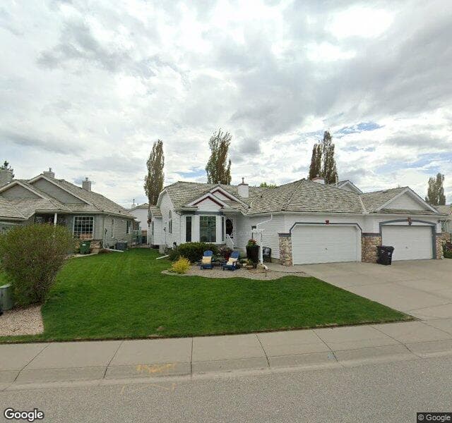 Street view of 150 Chaparral Close SE, Calgary