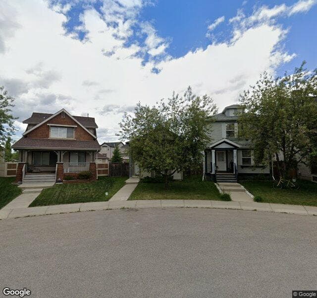 Street view of 143 Covepark Place NE, Calgary