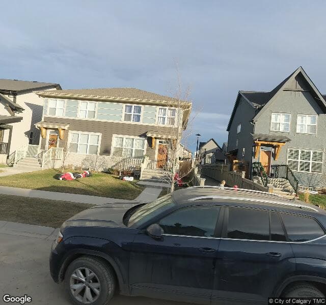 Street view of 971 Mahogany Boulevard SE, Calgary