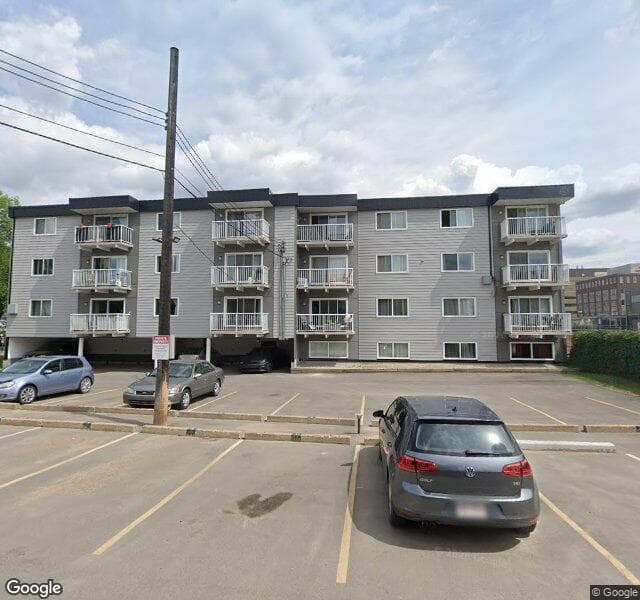 Street view of 107-10434 125 Street NW, Edmonton