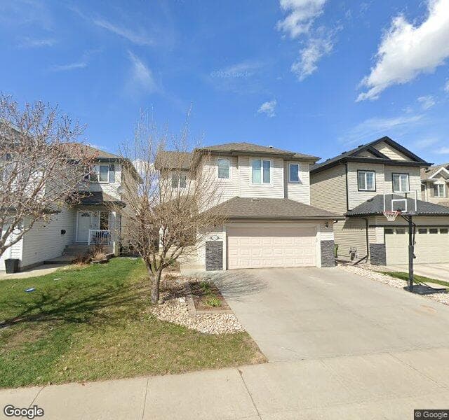 Street view of 20720 55 Avenue NW, Edmonton