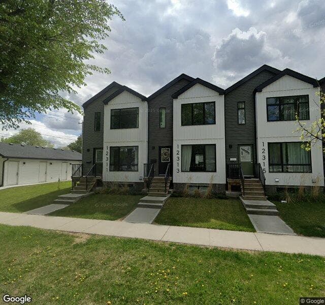 Street view of 12317 121 Avenue NW, Edmonton