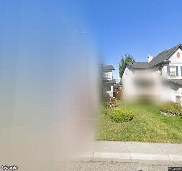 Street view of 184 Chapman Close SE, Calgary