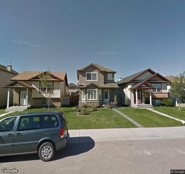 Street view of 8474 Saddleridge Drive NE, Calgary