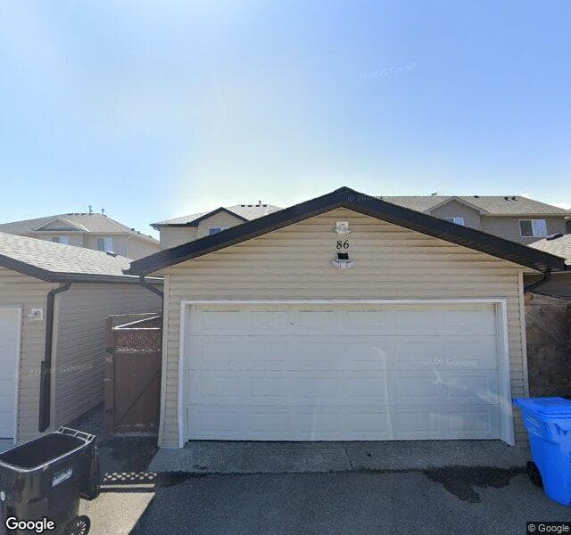 Street view of 86 Covehaven Mews NE, Calgary