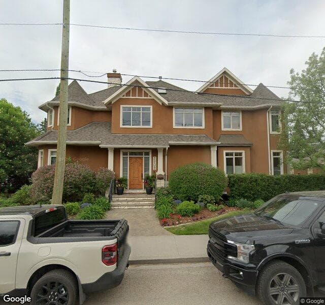 Street view of 2202 Broadview Road NW, Calgary