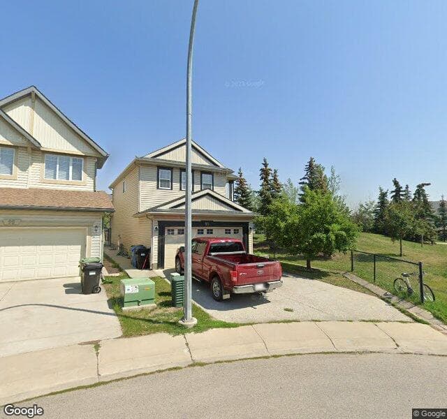 Street view of 95 Copperfield Close SE, Calgary