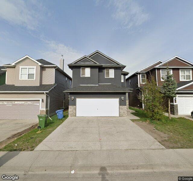 Street view of 18 Saddlecrest Crescent NE, Calgary