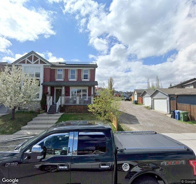Street view of 211 Everstone Drive SW, Calgary