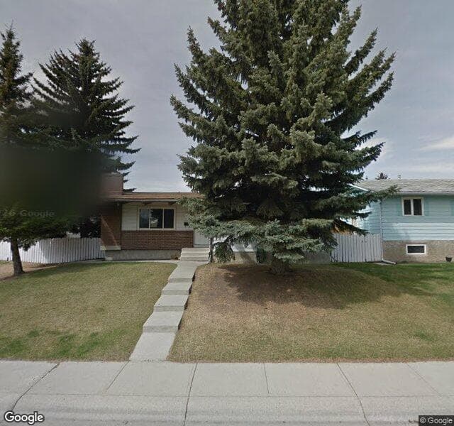 Street view of 35 Huntmeadow Road NE, Calgary