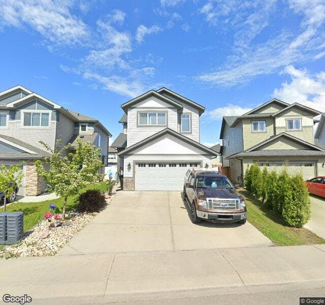 Street view of 17111 47 Street NW, Edmonton
