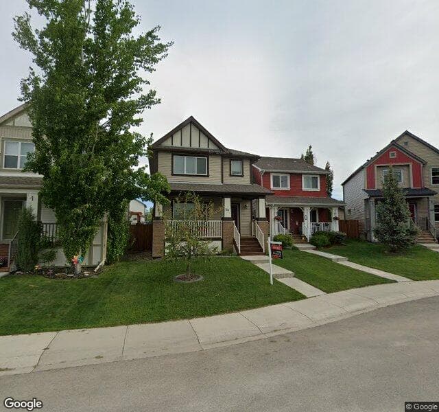 Street view of 115 Copperpond Square SE, Calgary