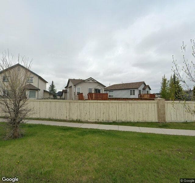 Street view of 15934 Everstone Road SW, Calgary