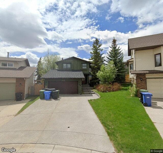 Street view of 23 Edgeland Court NW, Calgary