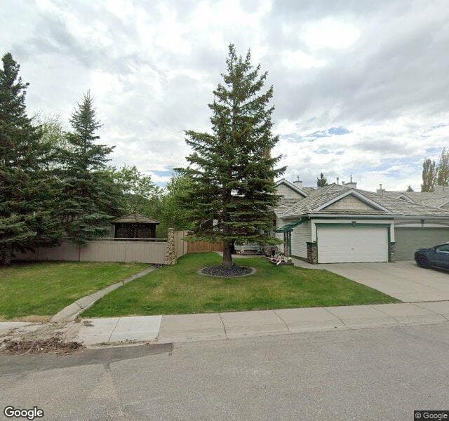 Street view of 166 Chaparral Close SE, Calgary