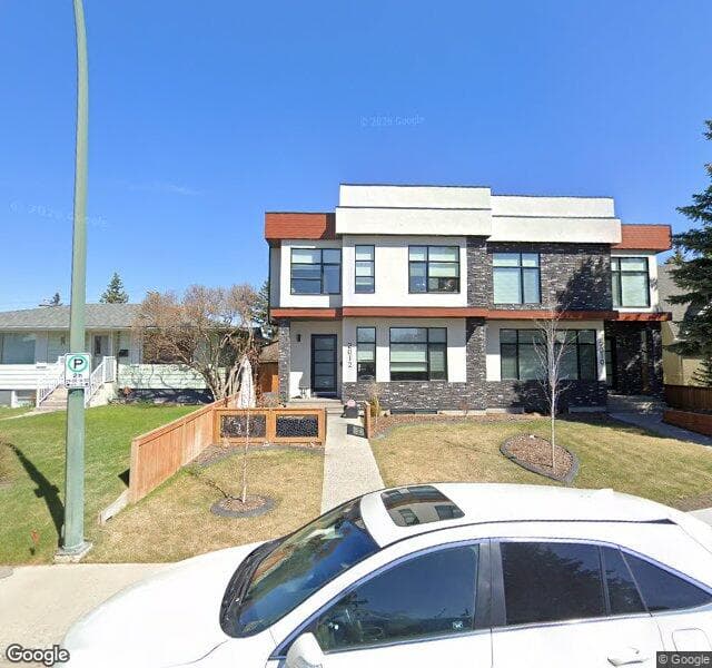 Street view of 2012 22 Avenue SW, Calgary