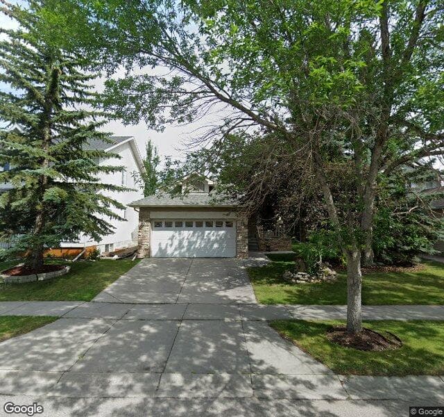 Street view of 28 Chaparral Drive SE, Calgary