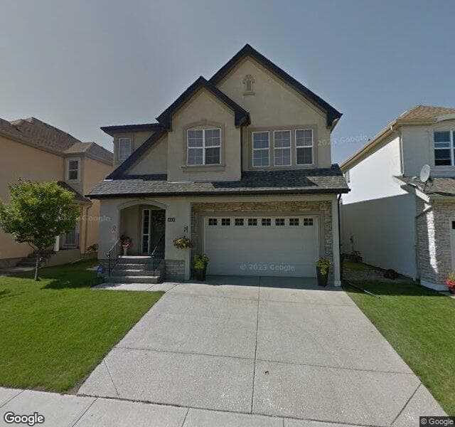 Street view of 117 Cranleigh Bay SE, Calgary
