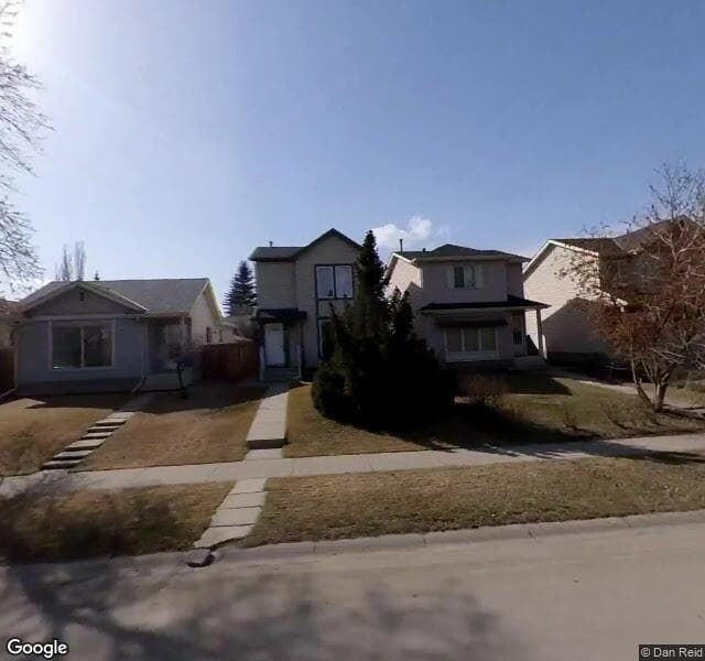 Street view of 987 Riverbend Drive SE, Calgary