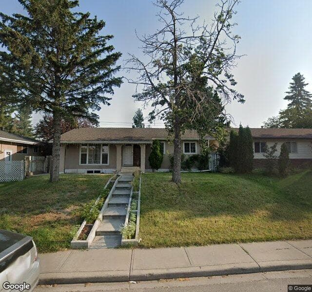 Street view of 4598 Marbank Drive NE, Calgary