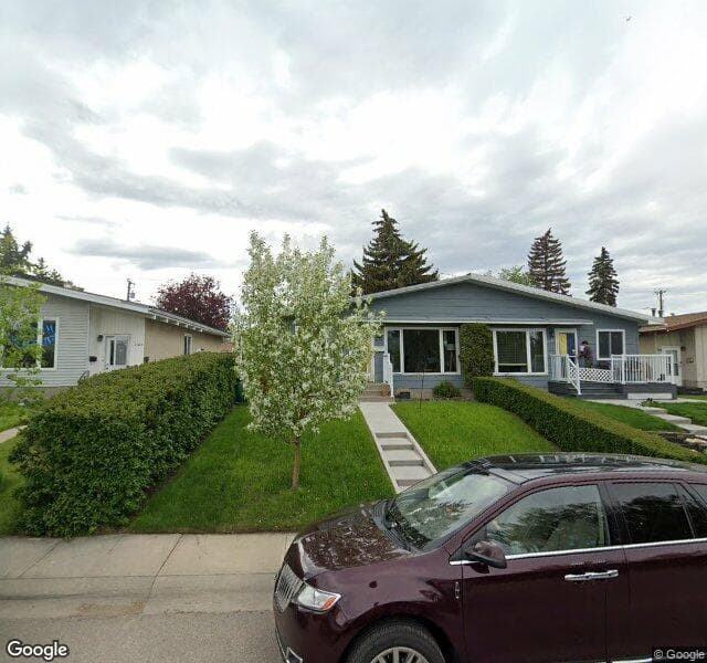 Street view of 214 Allan Crescent SE, Calgary