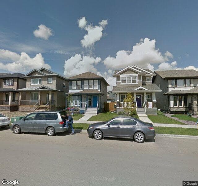 Street view of 947 Crystallina Nera Way NW, Edmonton