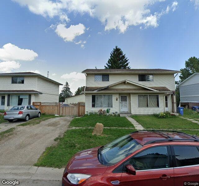 Street view of 45 Radcliffe Crescent SE, Calgary