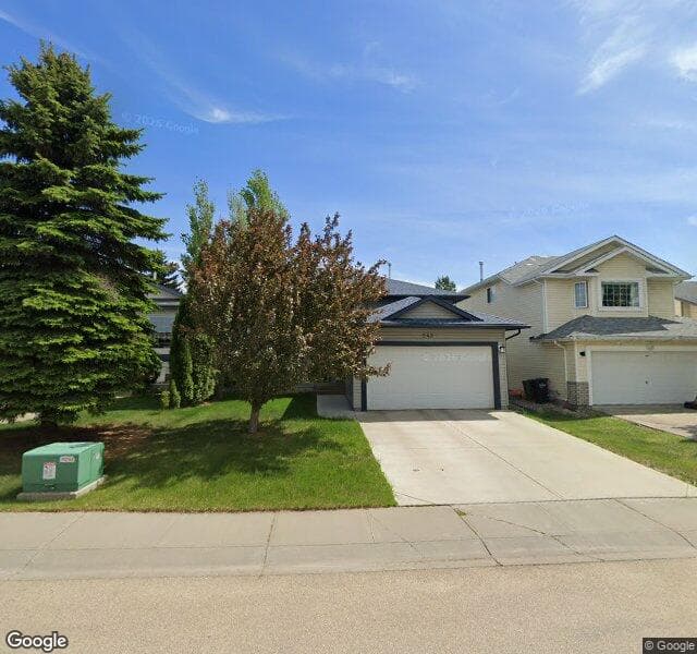 Street view of 243 Hollinger Close NW, Edmonton