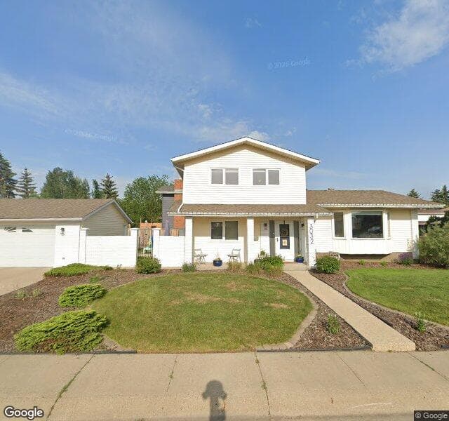 Street view of 3032 105 Street NW, Edmonton