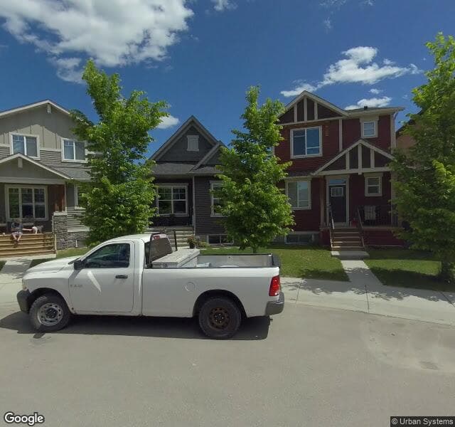 Street view of 147 Seton Heath SE, Calgary