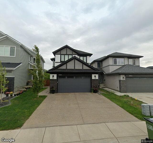 Street view of 8920 183 Avenue NW, Edmonton