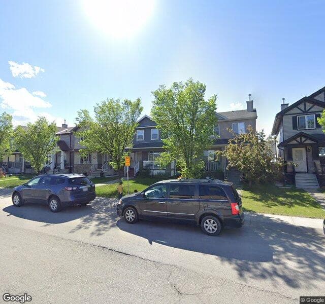 Street view of 9267 Saddlebrook Drive NE, Calgary